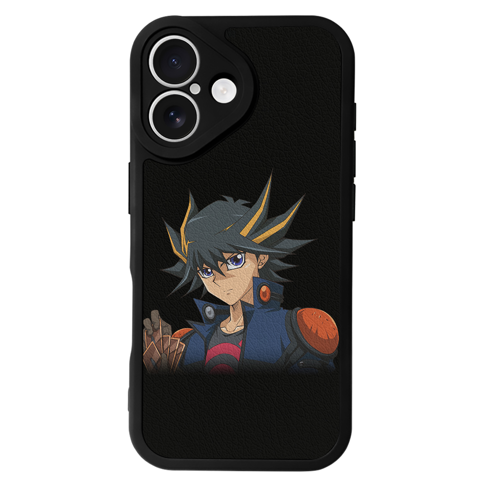 遊☆戯☆王 Yu-Gi-Oh! 【iPhone 16シリーズ対応】シリコンスマホケース（レザー調） 材質：シリコン
